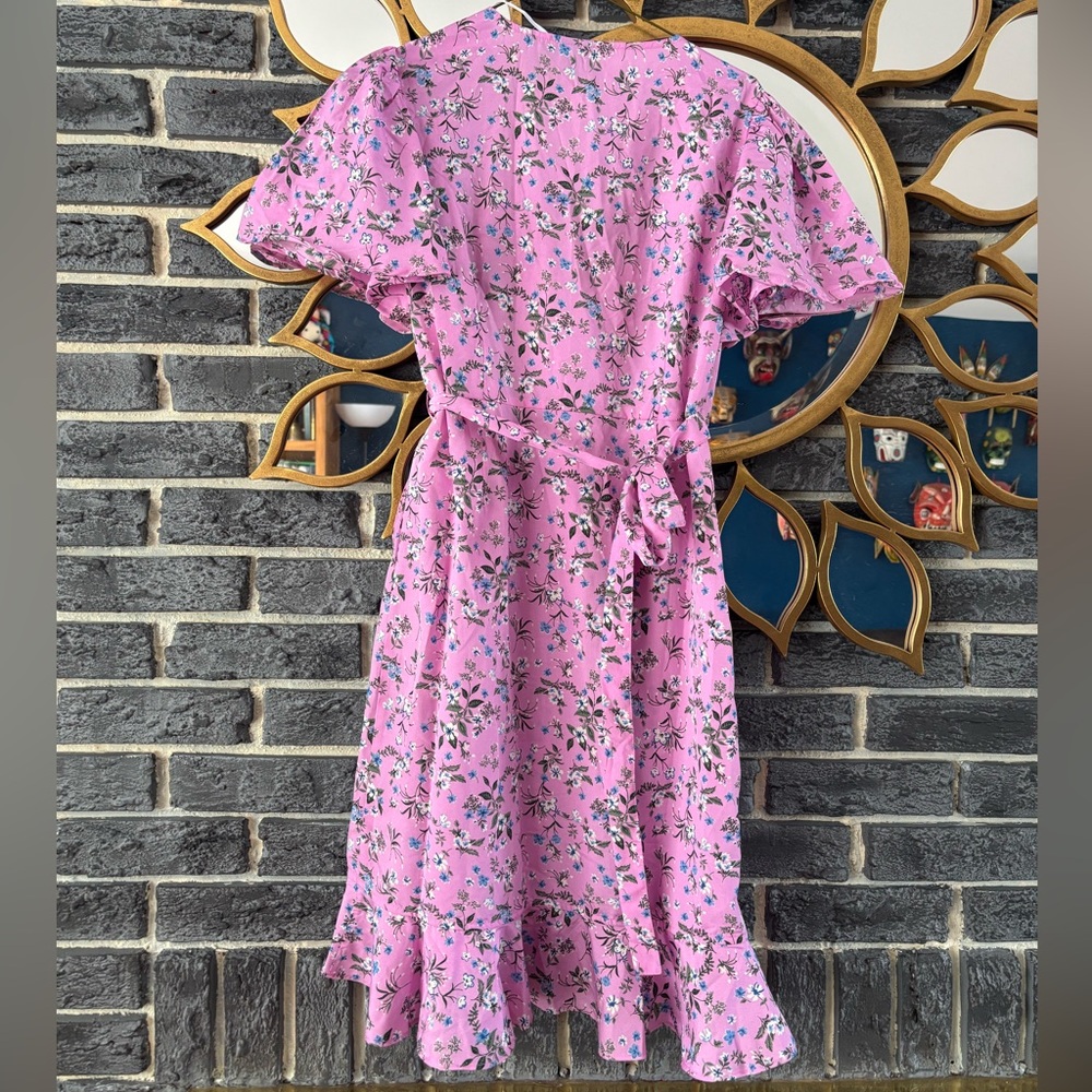 Vero Moda Pink Floral Mini Dress - Picture 5 of 7